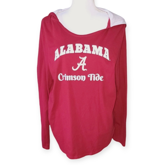Colosseum Women's Alabama Crimson Tide Catalina Hoodie T-shirt - Picture 2 of 7